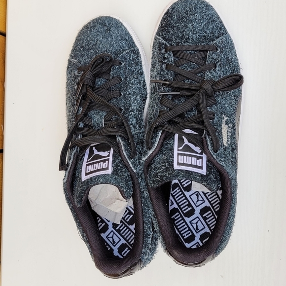 New puma Suede Elemental Hairy Wool Training Sneakers Sz 9 - Picture 7 of 16